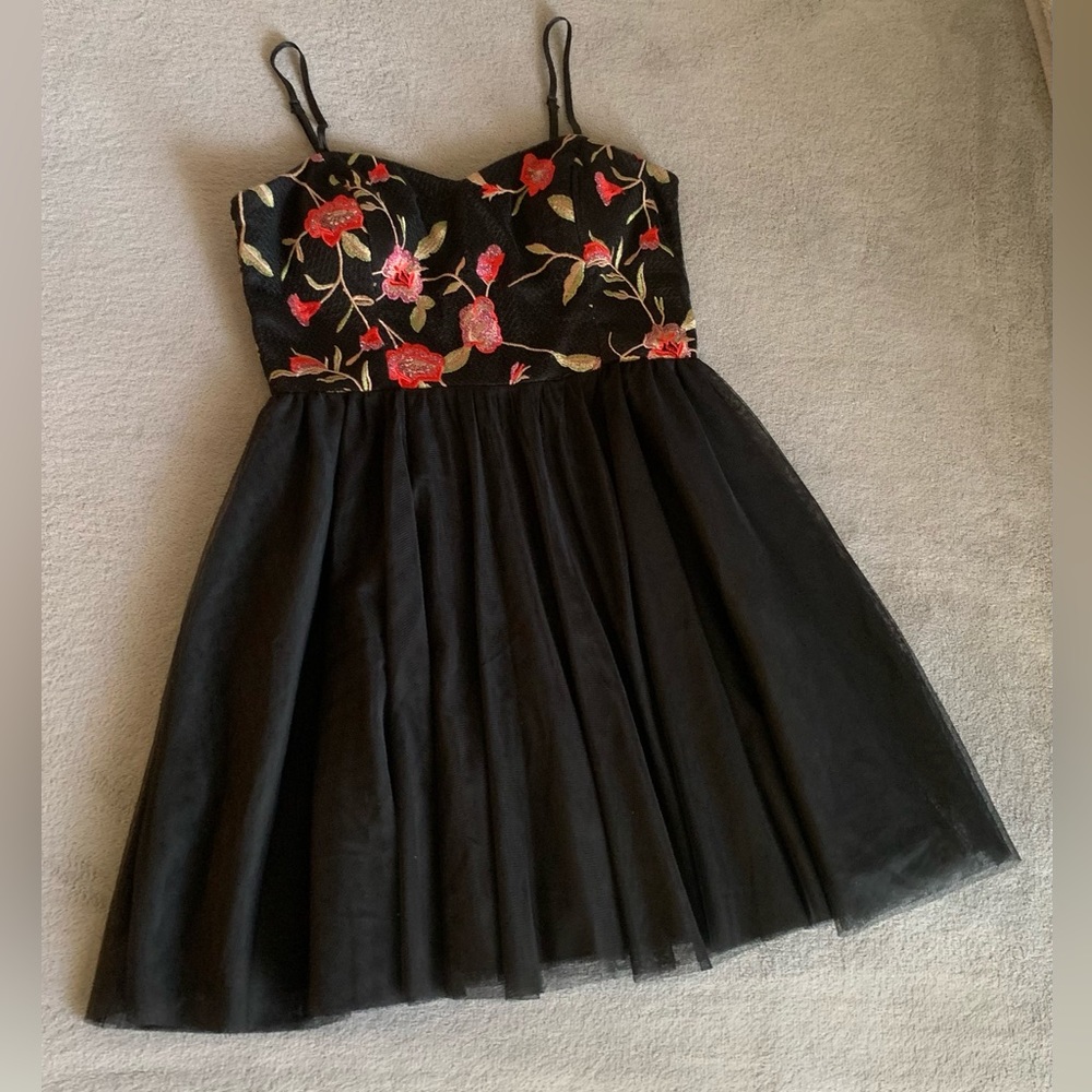Floral mini dress